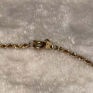 Vintage 10k gold chain rope broken